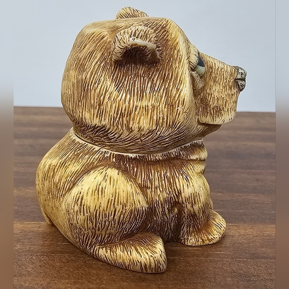 Vintage 2001 Pot Belly Harmony Kingdom Cubby's Blues Bear Trinket Box Hidden - Picture 6 of 13